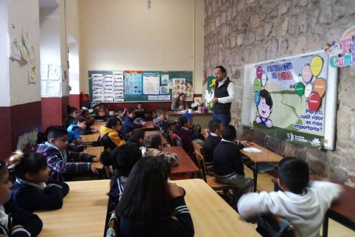 Infantes morelianos viven el Taller de la Niñez por la Honestidad y la Igualdad, de Secoem