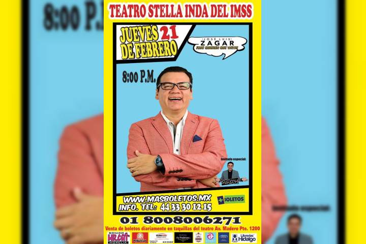 Traerá José Luis Zagar un show lleno de diversión a Morelia