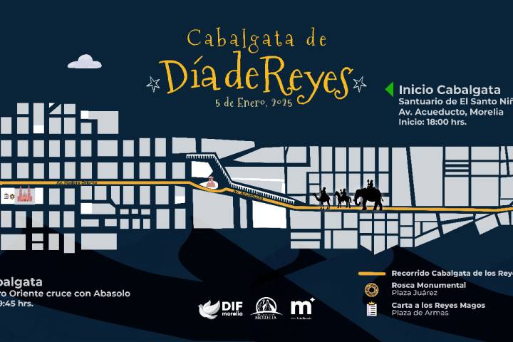 Por Cabalgata de Día de Reyes, habrá cortes a la circulación