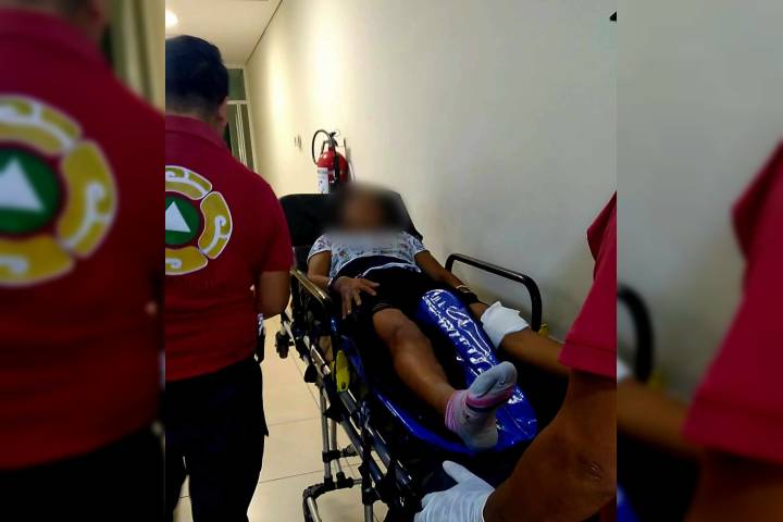 Joven motociclista resulta lesionada en accidente en Antúnez