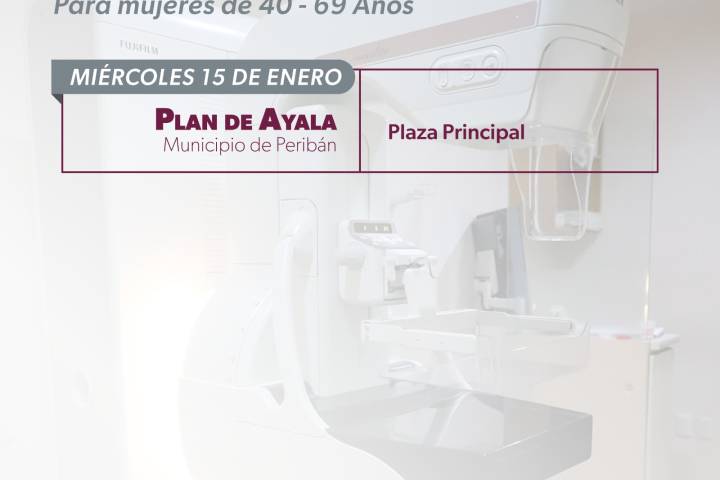 SSM realizará mastografías gratuitas en Peribán