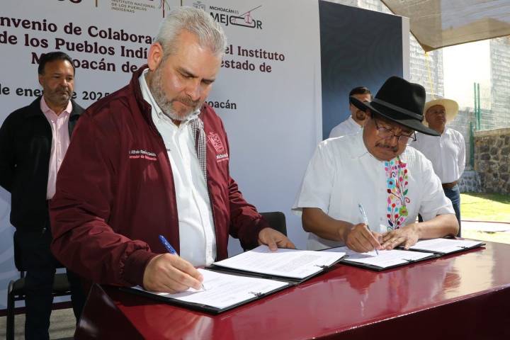 Desde Michoacán se relanza política indigenista a nivel nacional: Bedolla