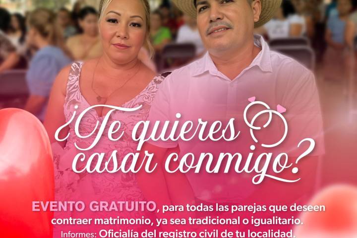 ¿Te quieres casar? Michoacán tendrá bodas colectivas gratis el 14 de febrero