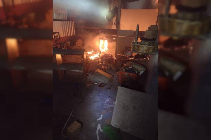 Se incendia inmueble  en la colonia La Huerta, Morelia