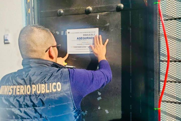 Fiscalía General asegura inmueble en la colonia Ventura Puente