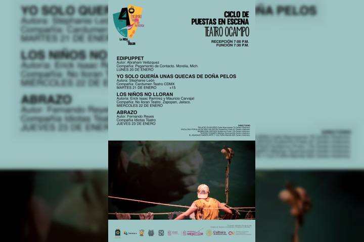 Disfruta de una semana llena de teatro joven en el Melchor Ocampo