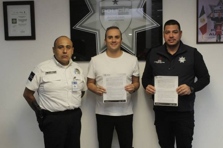 Policía Auxiliar acuerda con dueños de bares de Morelia reforzar seguridad