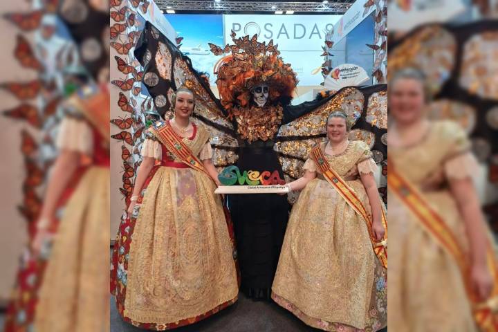 Catrina Monarca, embajadora de Michoacán en la Fitur