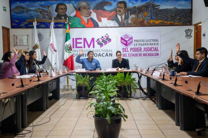 Aprueba el IEM Calendario del Proceso Electoral de personas juzgadoras de Michoacán