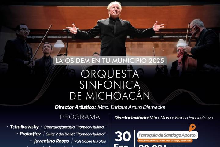 Ofrecerá Osidem concierto en la parroquia Santiago Apóstol de Sahuayo