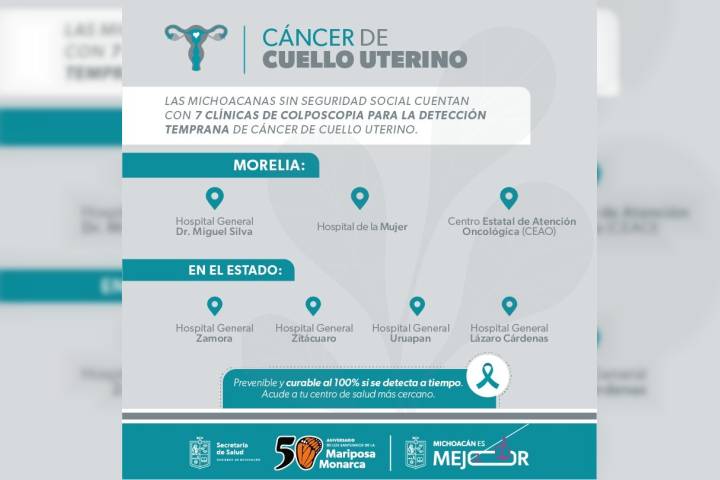 Redoblará SSM esfuerzos para detección oportuna de cáncer de cuello uterino