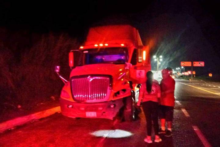 Tráiler impacta contra semoviente en la autopista Siglo XXI