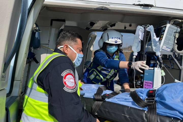 Ambulancia aérea reduce tiempos de respuesta en emergencias: SSM