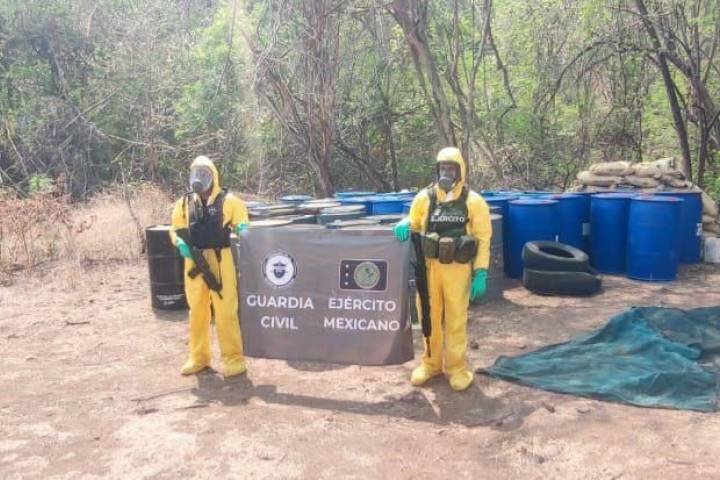 Guardia Civil decomisó en 2025 más de 8 toneladas de droga