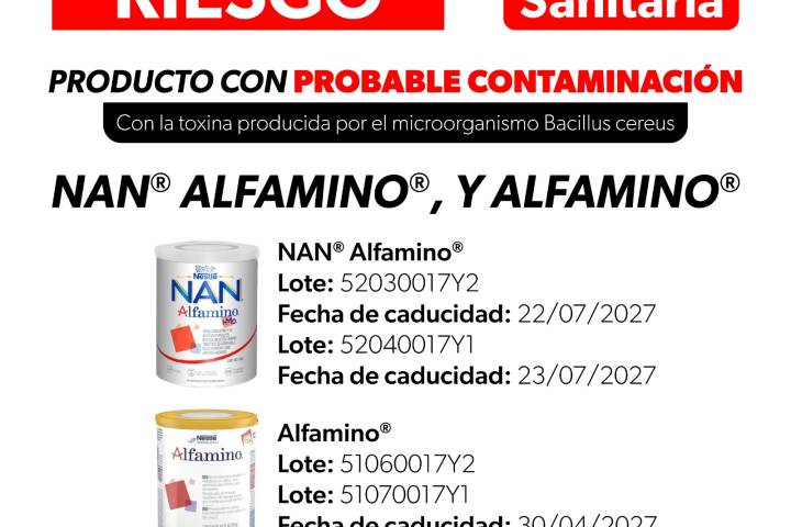 Cofepris emite alerta sanitaria por lotes de fórmula infantil Nestlé: SSM