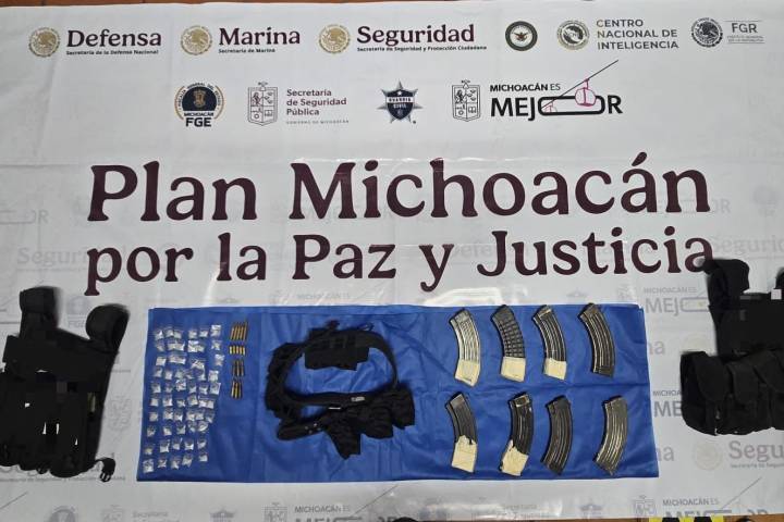 SSP detiene en Morelia a dos presuntos integrantes de una célula delictiva
