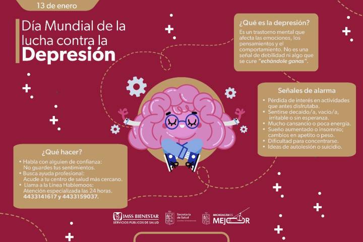 En la lucha contra la depresión, el apoyo profesional es clave: SSM
