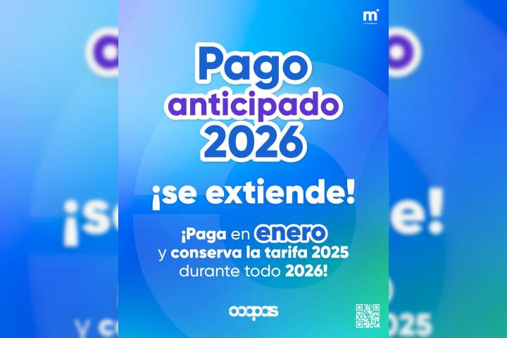 Últimos días para pagar el agua 2026 con tarifa 2025: Ooapas invita a aprovechar el Pago Anticipado