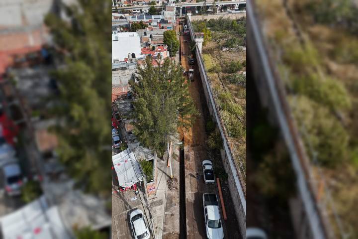 Adolfo Torres supervisa obra de sustitución de red sanitaria en la colonia Las Américas