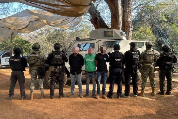 Siete detenidos tras operaciones interinstitucionales en Huetamo: SSP