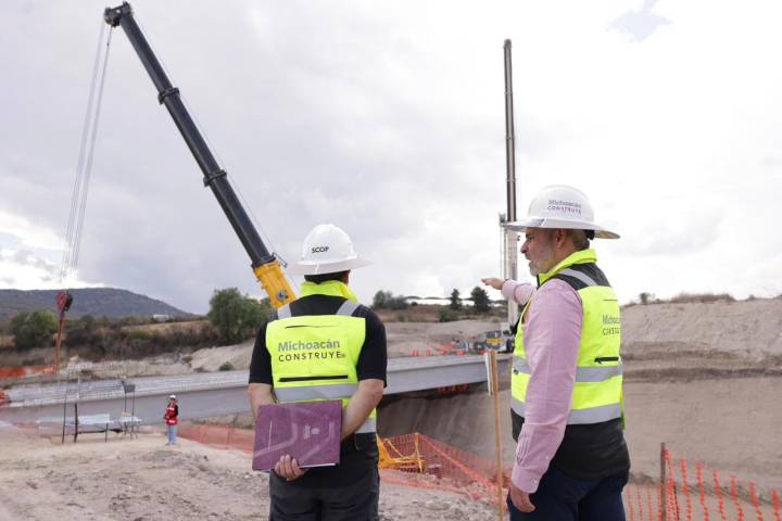 Segundo anillo periférico de Morelia, una supercarretera con altos estándares y visión de futuro: Bedolla