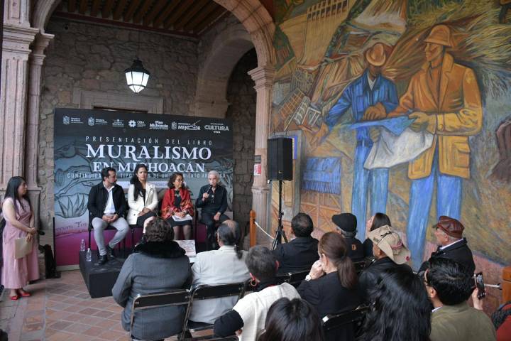 Secum presenta registro histórico del muralismo en Michoacán