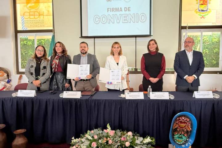Firman convenio de colaboración la CEDH y el TAAM