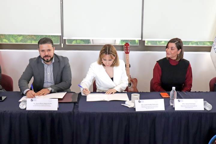 Firma Tribunal Anticorrupción convenio con la CEDH