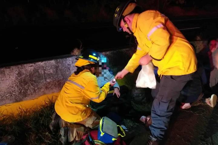 Se registra accidente automovilístico en la Morelia-Pátzcuaro; hay dos heridos
