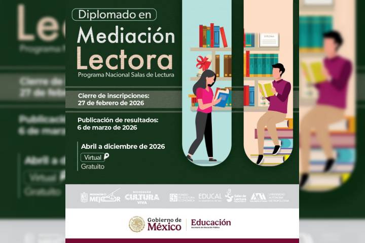 ¿Quieres impulsar la lectura en tu comunidad? Secum invita al diplomado de mediación lectora