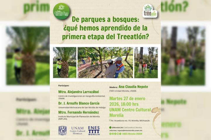 En el primer Café científico del 2026 conversarán sobre la importancia del arbolado urbano