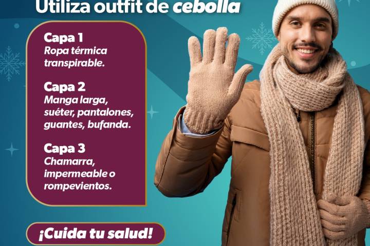 ¿Cómo protegerte del frío? Sigue estas recomendaciones de la SSM
