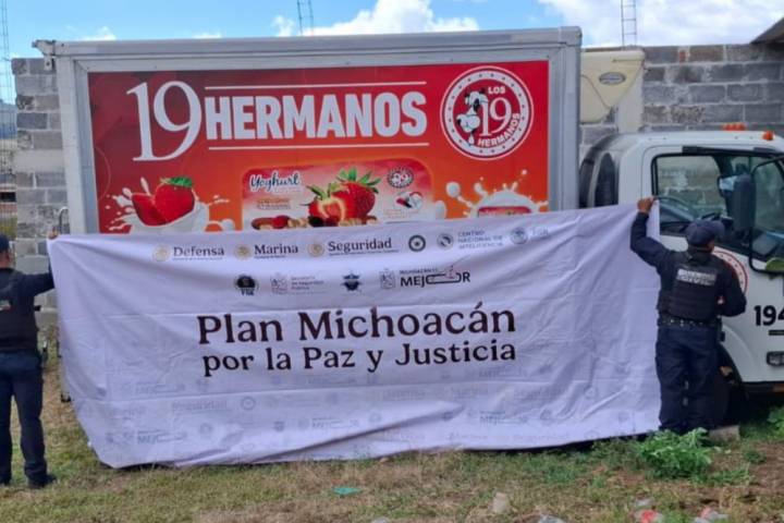 Plan Paricutín: aseguradas 3 personas, vehículos robados y droga: SSP
