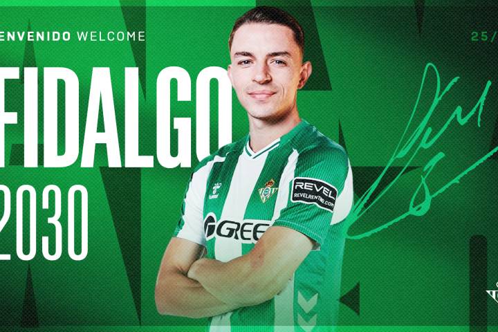 Betis hace oficial la llegada de Fidalgo