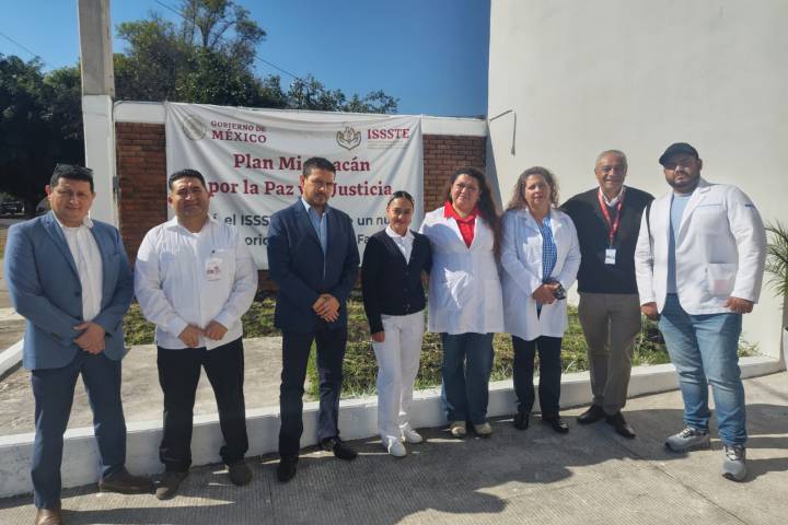 Tuxpan, Michoacán, estrena nuevo consultorio del ISSSTE para atención médica en la región