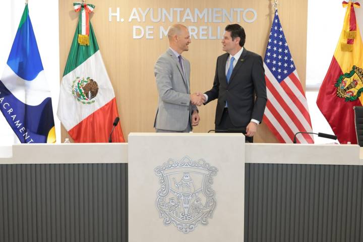 Morelia y Sacramento, firman hermanamiento; fortalecen lazos de amistad y cooperación