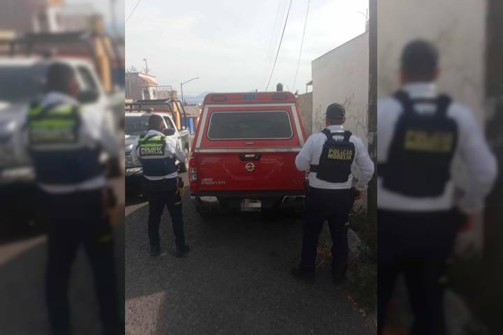 Policía Morelia recupera camioneta robada