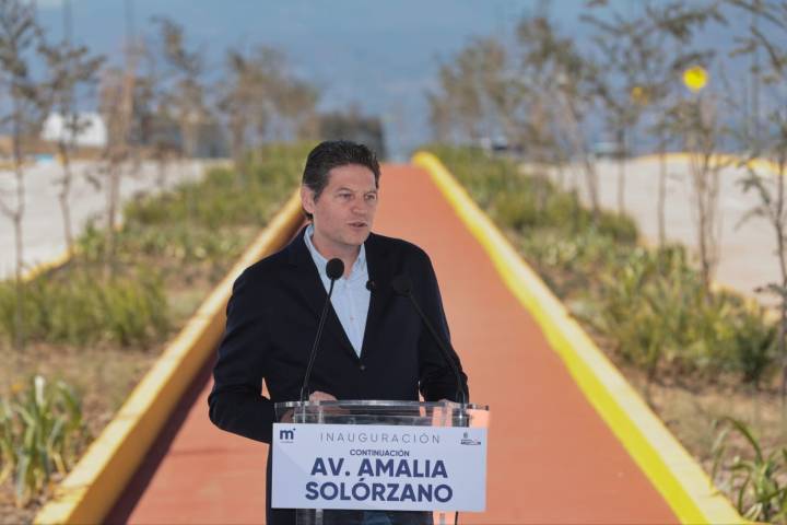 Alfonso Martínez inaugura ampliación de Avenida Amalia Solórzano; más de 300 mil beneficiados
