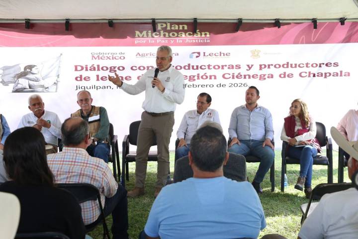 Michoacán duplicará acopio de leche con nueva planta de secado en Jiquilpan: Bedolla