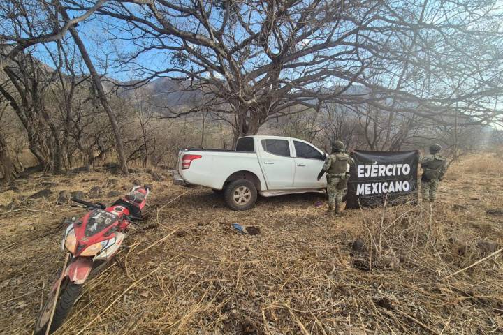 Guardia Nacional y Ejército Mexicano aseguraron  droga en el municipio de Turicato