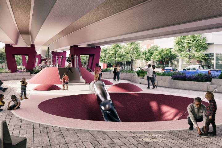 Nuevo espacio público, iluminado y seguro en el bajopuente del Paso La Hielera: Rogelio Zarazúa