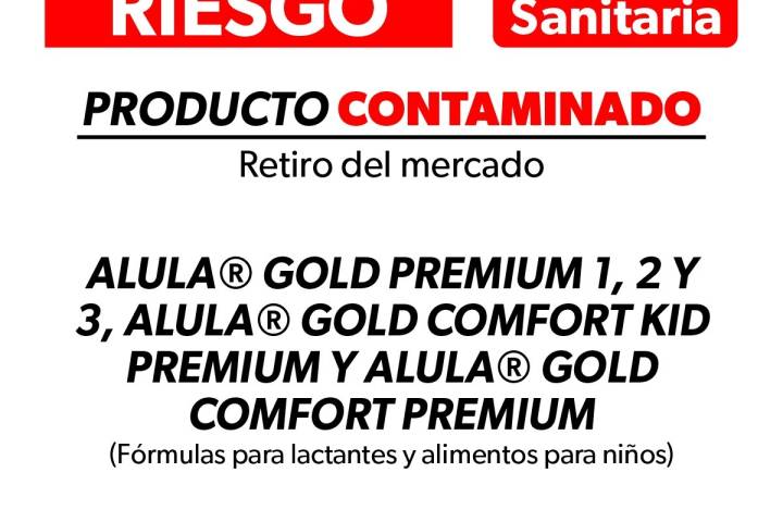 Alerta Cofepris por retiro del mercado de fórmulas infantiles ALULA®️