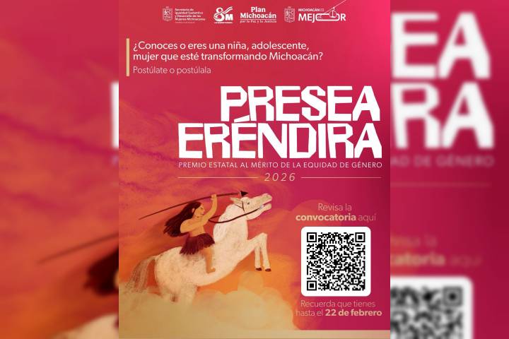 ¿Conoces a una niña curiosa, valiente, creativa y solidaria? Postúlala a la Presea Eréndira