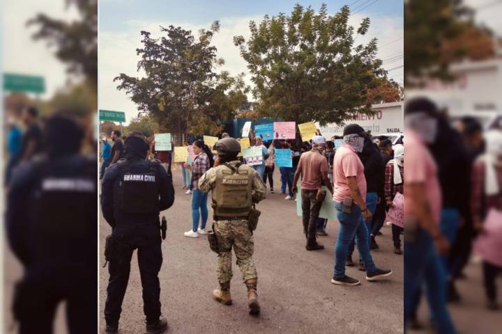 Habitantes de La Ruana bloquean carretera en Buenavista; exigen presentación con vida de familiares desaparecidos