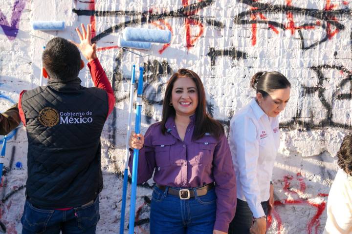 Gladyz Butanda y Abraham Carro lanzan jornada de recuperación de espacios en Michoacán
