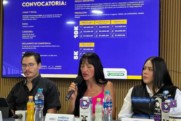 Presentan la 5ª Carrera La Violeta