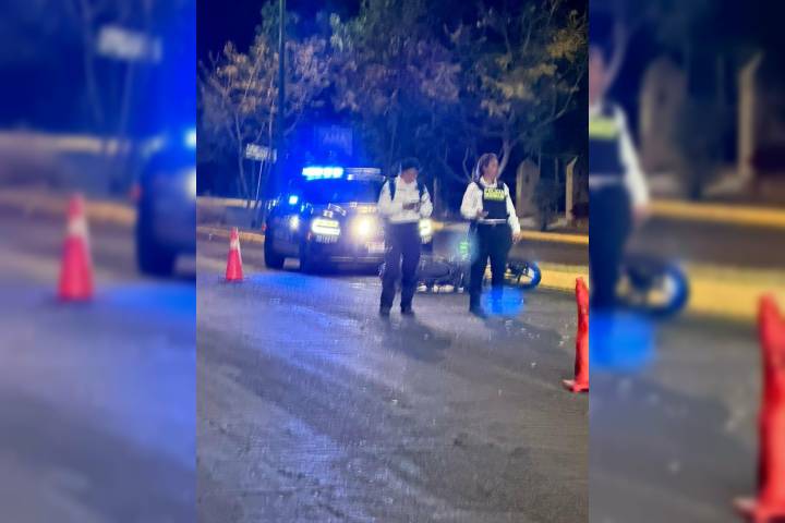 Motociclista sufre mortal accidente en la avenida Juan Pablo II, al sur de Morelia