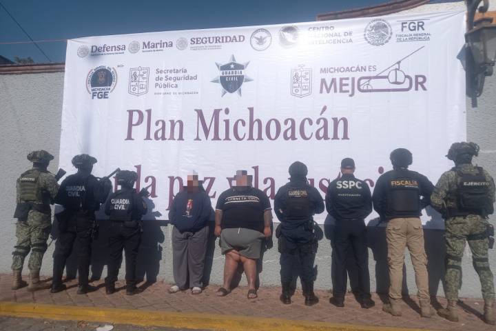 En acción interinstitucional, detienen en Apatzingán a presunto operador regional vinculado a extorsión y homicidios