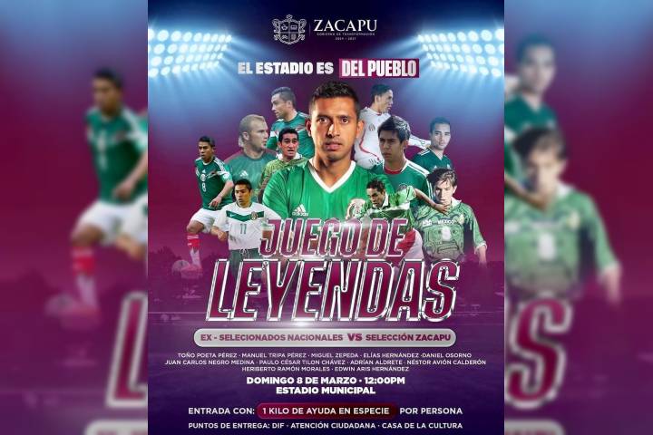 Zacapu vivirá la reapertura del Estadio Municipal con el Juego de Leyendas, recuperado por la administración de Mónica Valdez