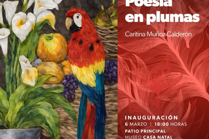 La delicadeza del arte plumario llega al Museo Casa Natal de Morelos